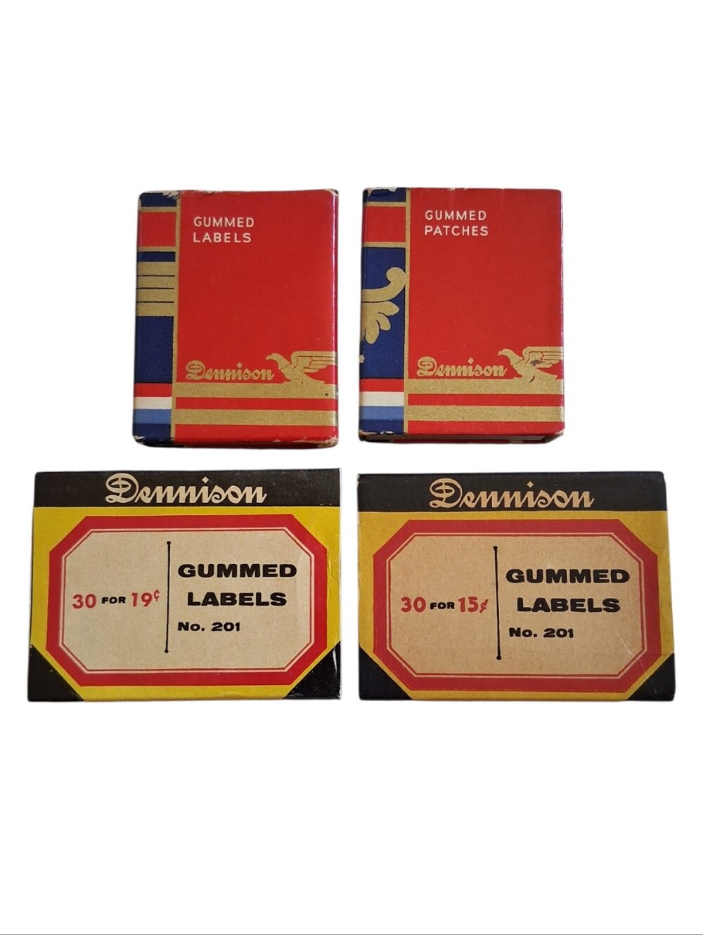 Vintage Dennison Gummed Labels